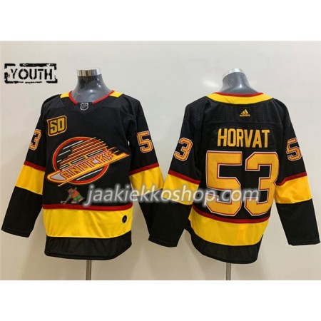 Lapsille NHL Vancouver Canucks Pelipaita Bo Horvat 53 Flying Skate 50th Anniversary Adidas 2019-20 Musta Authentic Lapsille NHL Vancouver Canucks Pelipaita Bo Horvat 53 Flying Skate 50th Anniversary Adidas 2019-20 Musta Authentic